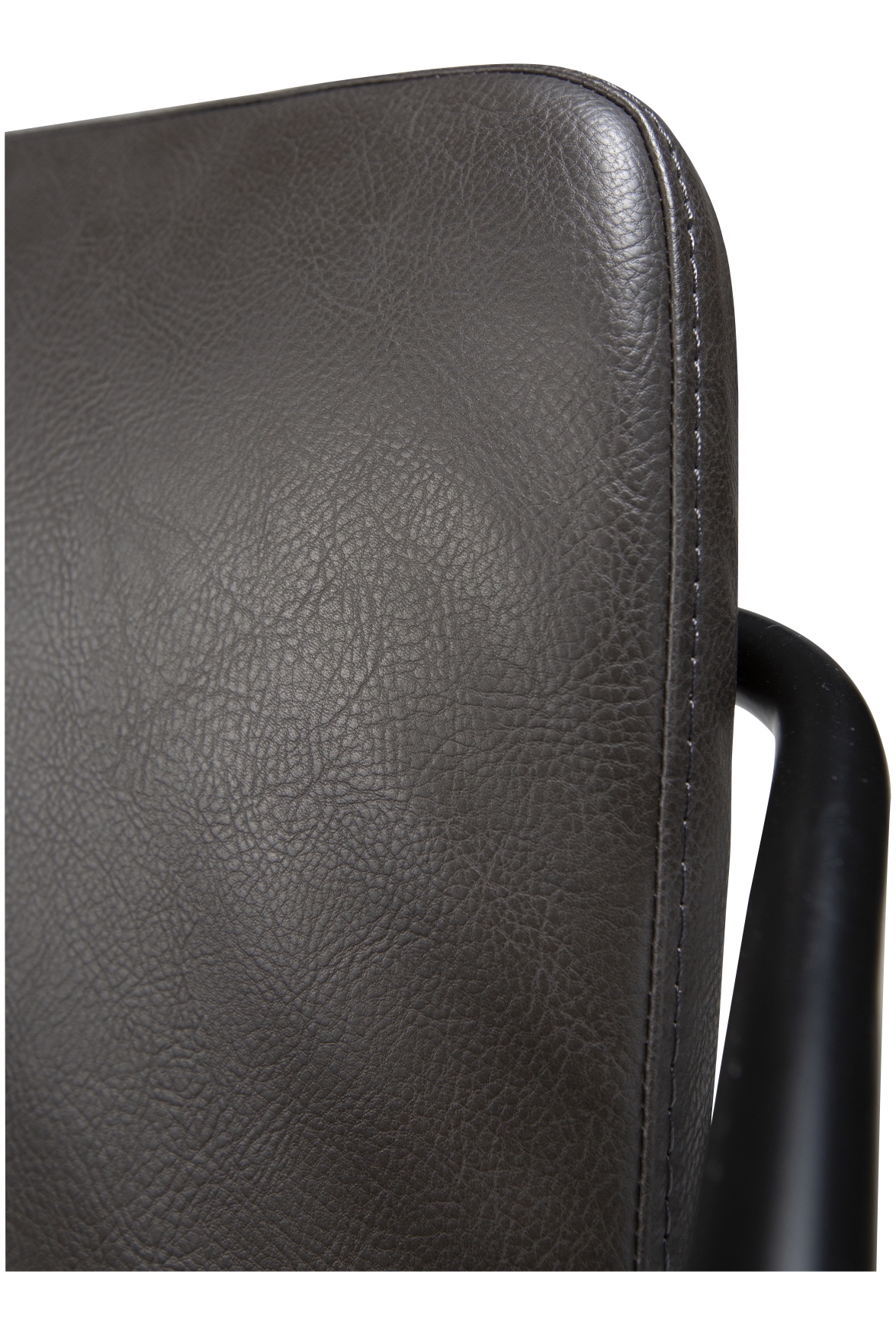 BOTO Armlehnstuhl Kunstleder mit schwarzen Beinen